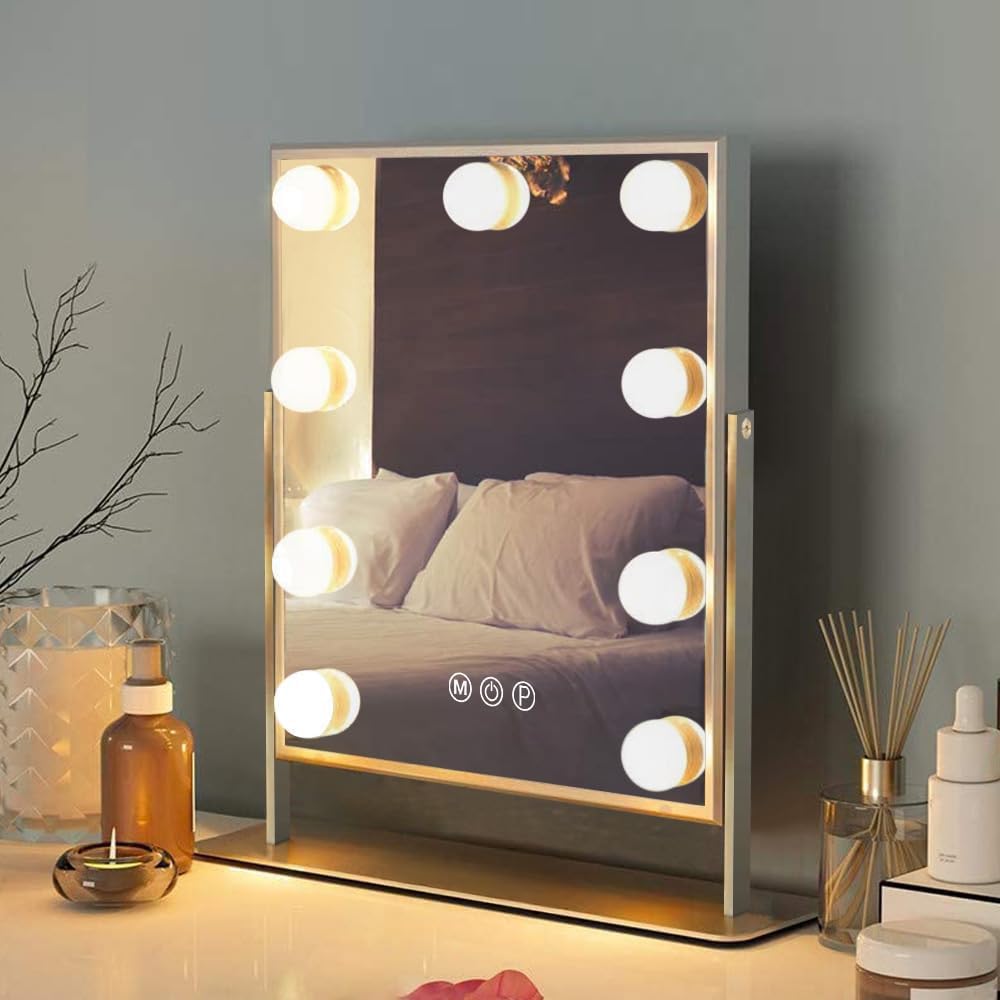 FENCHILIN Vanity Mirror with lights front view