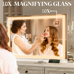 FENNIO Lighted Makeup Mirror 32x22 packaging view