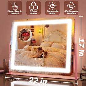 FENNIO Vanity Mirror in use for makeup application