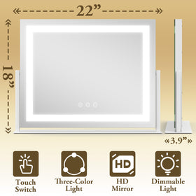 FENNIO Vanity Mirror packaged for delivery