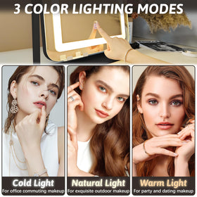 FENNIO Vanity Mirror showing touch control panel