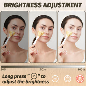 FENNIO Vanity Mirror with adjustable brightness settings