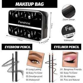 Fenshine eyebrow pencil and eyeliner from the makeup set