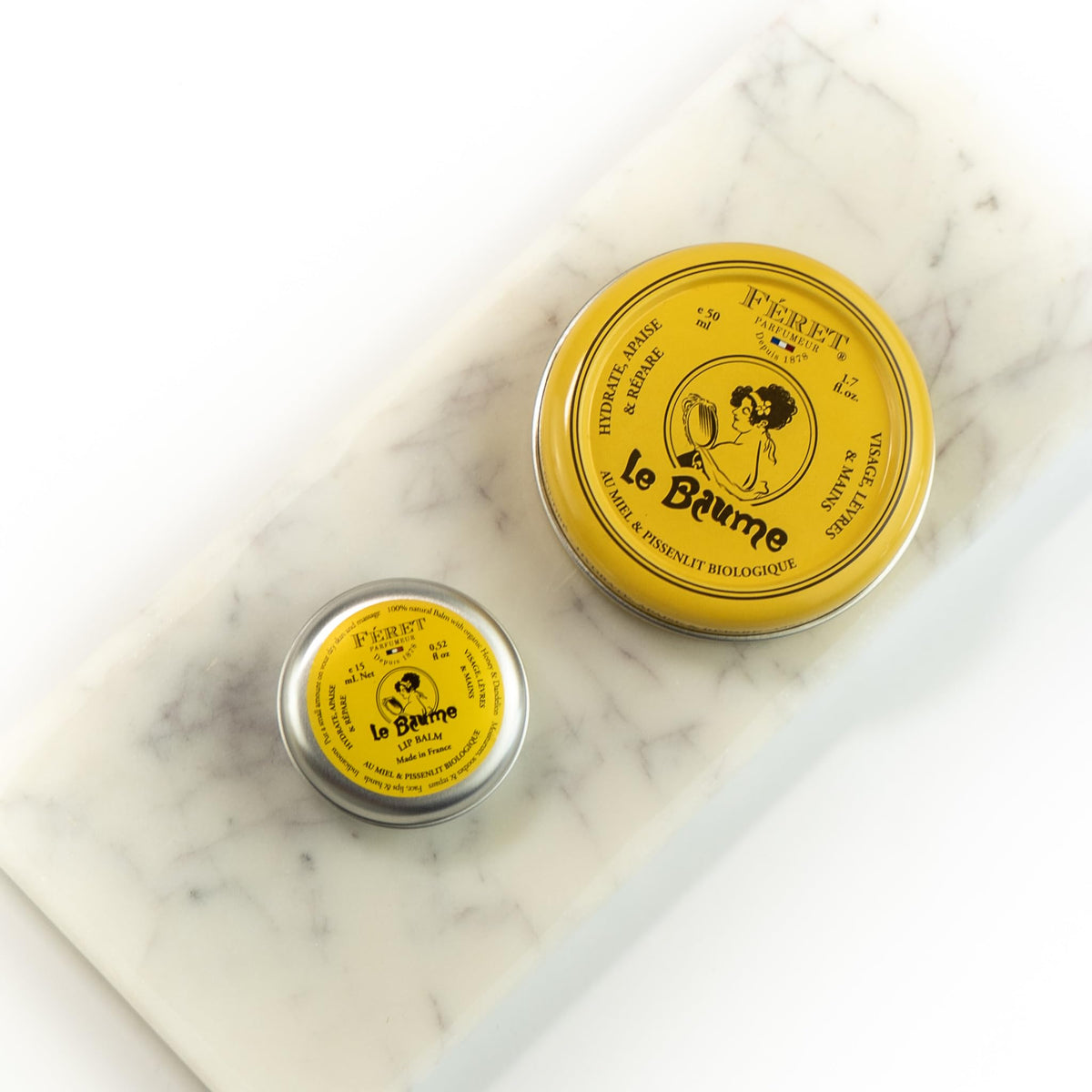 Feret Parfumeur balm open showing product inside