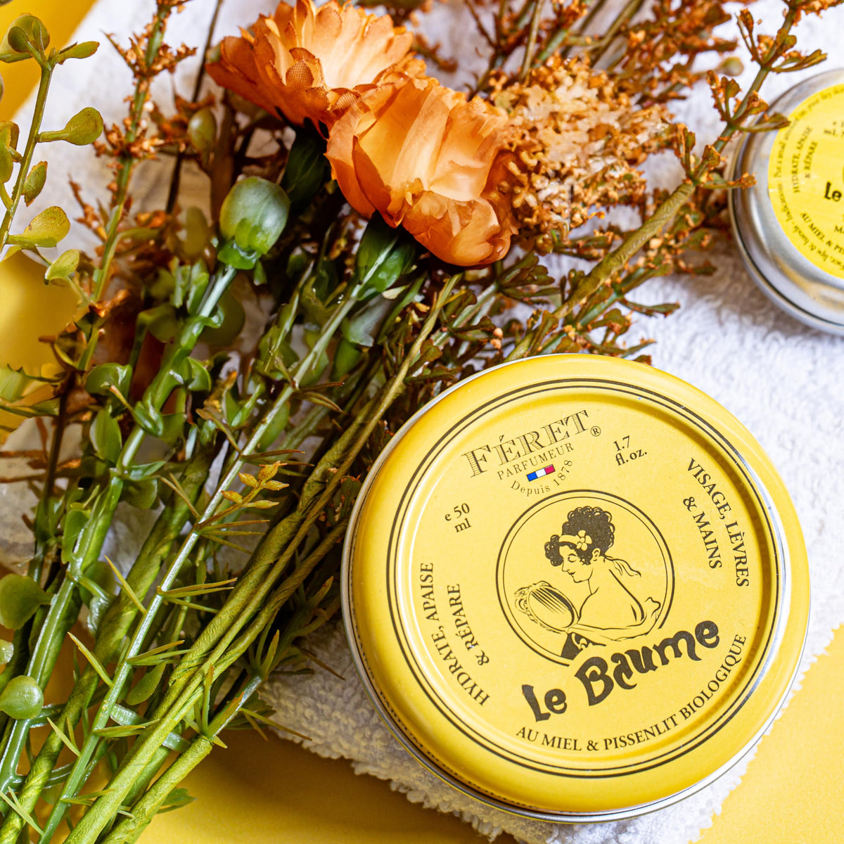 Feret Parfumeur balm packaging details