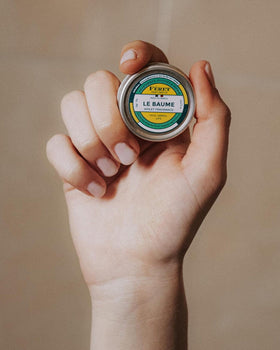 Feret Parfumeur balm tin with vintage design