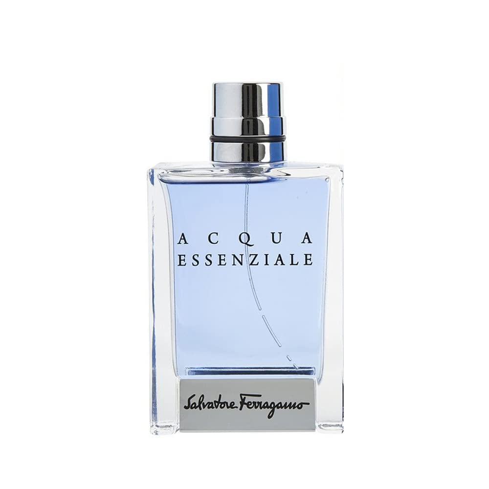 Ferragamo Acqua Essenziale Eau de Toilette packaging and bottle side view