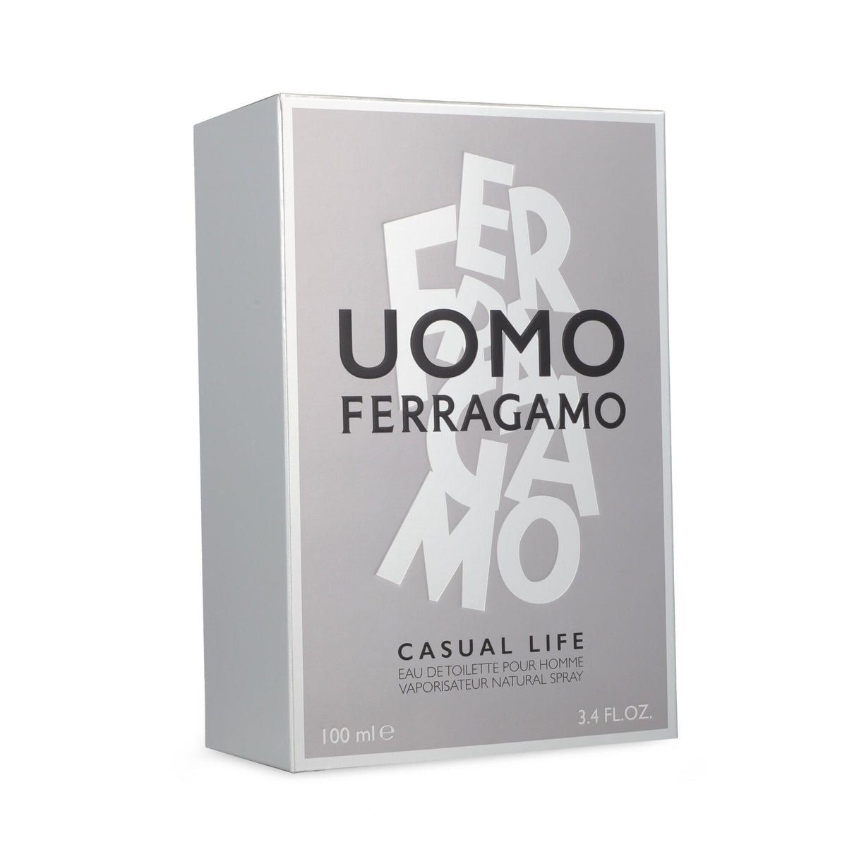Ferragamo Uomo Casual Life Eau de Toilette bottle close-up