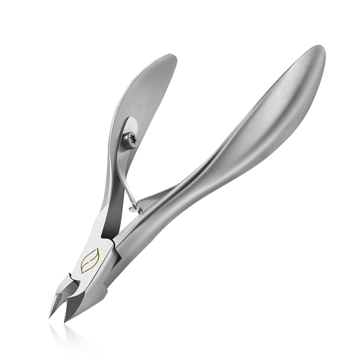 FERYES Cuticle Clippers 1/2 Jaw silver model front view