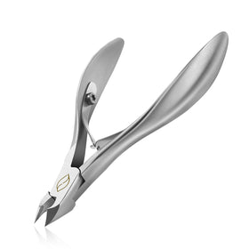 FERYES Cuticle Clippers 1/2 Jaw silver model front view