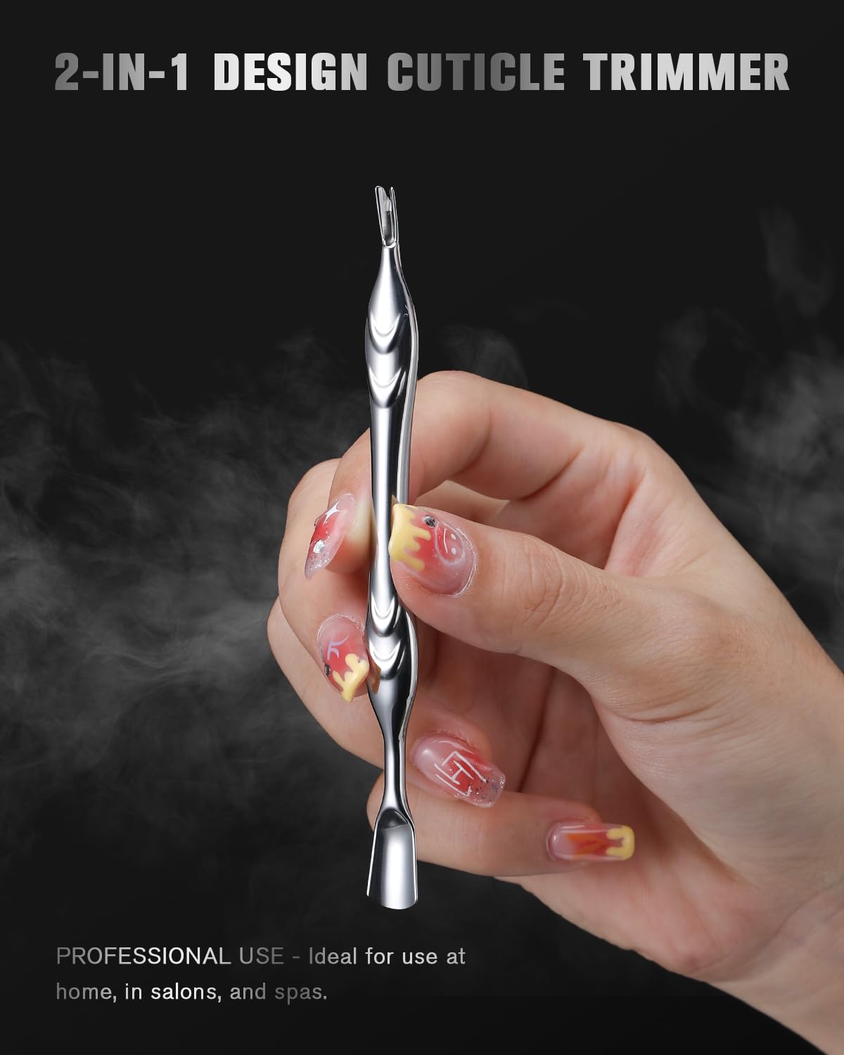 FERYES Cuticle Pusher close-up of sharp ends