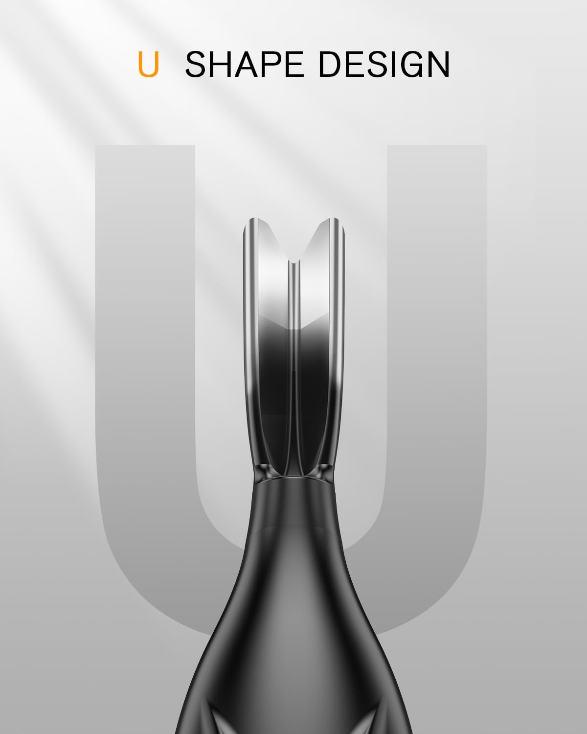 FERYES Cuticle Pusher U-shaped design for easy cuticle shaping