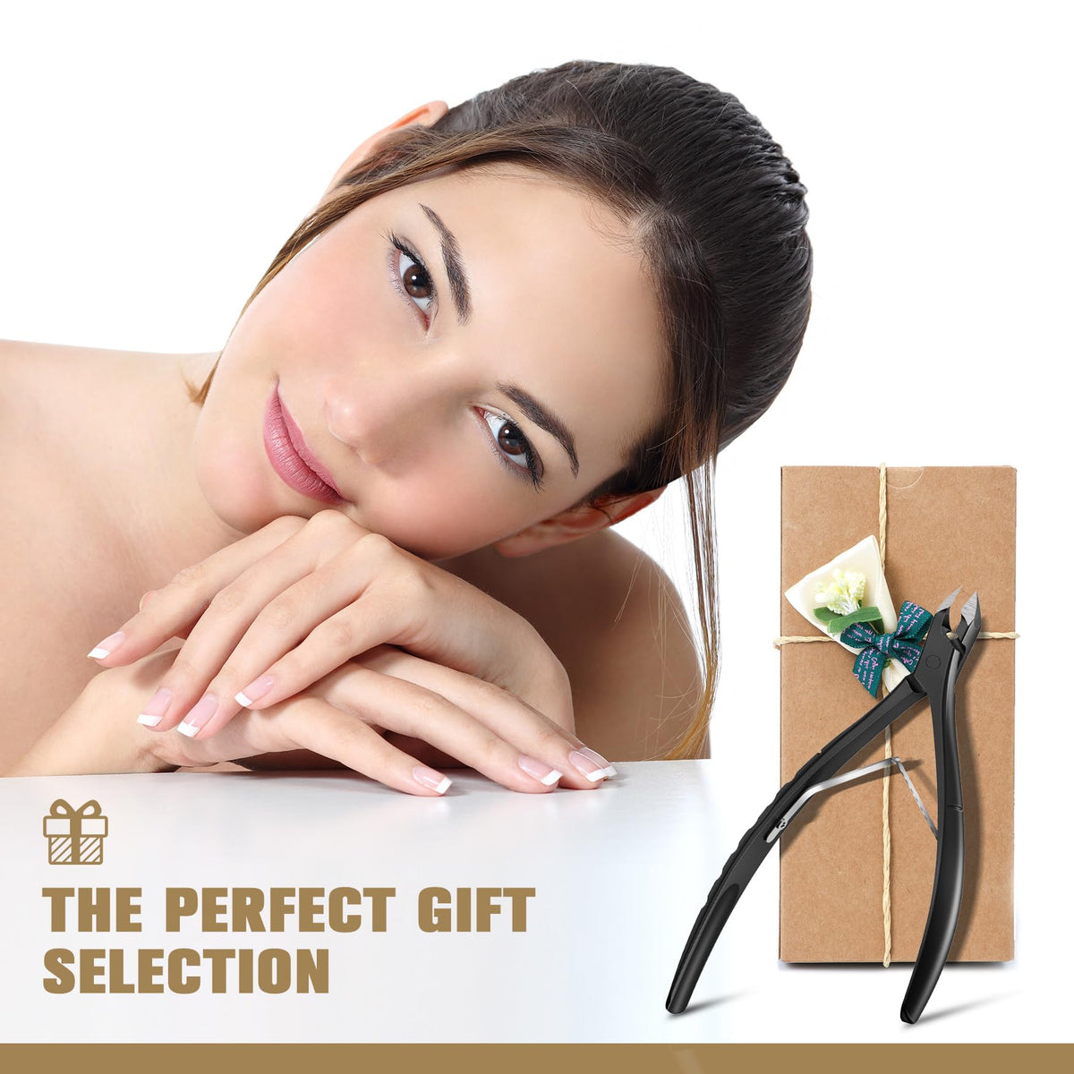FERYES cuticle trimmer on a nail care table