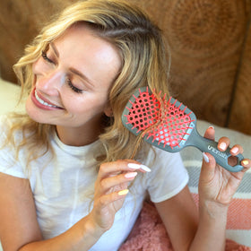 FHI Heat UNbrush alongside other hair care products