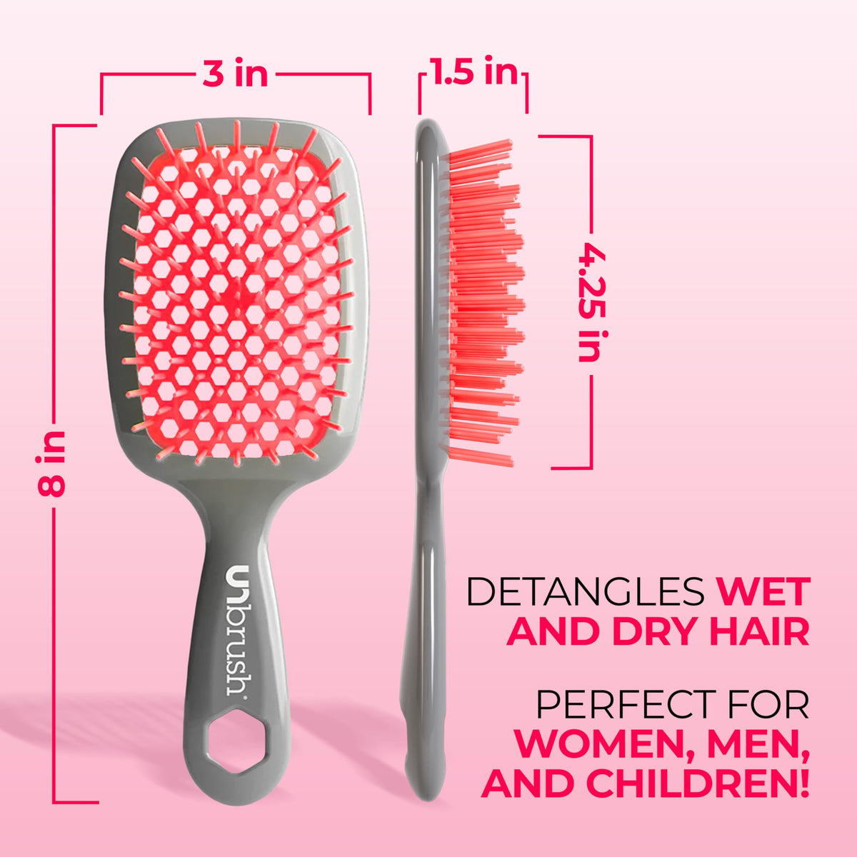 FHI Heat UNbrush back view with vented cushion design