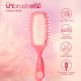 FHI Heat UNbrush Curl Detangling Brush with bristles close-up