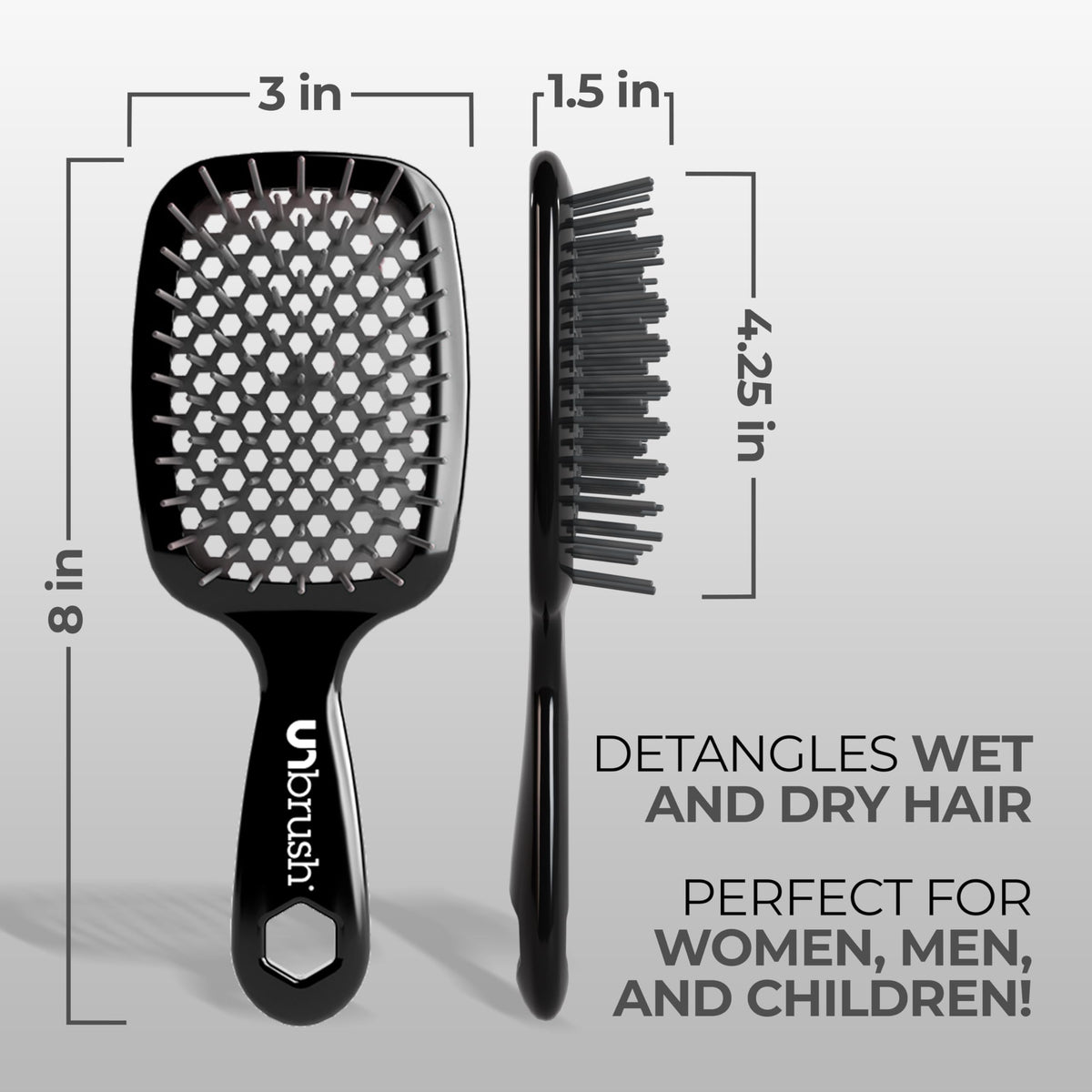 FHI Heat UNbrush Detangling Brush back view