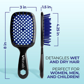FHI Heat UNbrush Detangling Brush in use on wet hair