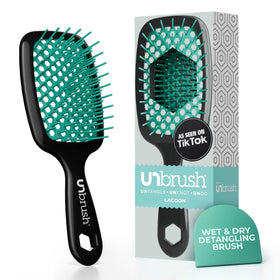 FHI Heat UNbrush Detangling Brush Lagoon front view