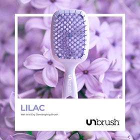 FHI Heat UNbrush Detangling Brush on a bathroom counter