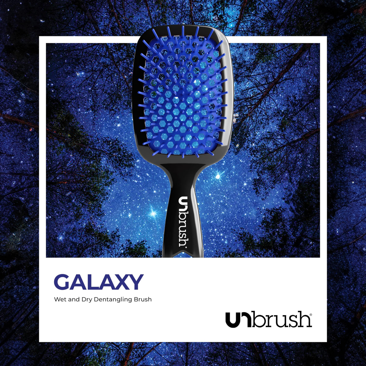 FHI Heat UNbrush Detangling Brush with close-up of DuoFlex bristles