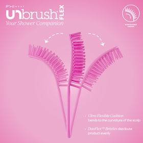 FHI Heat UNbrush Flex Detangling Brush back view