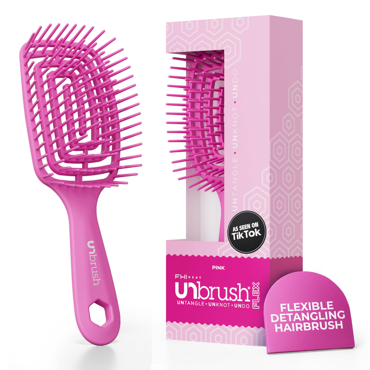 FHI Heat UNbrush Flex Detangling Brush front view