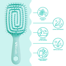FHI Heat UNbrush Flex Detangling Brush showing bristles