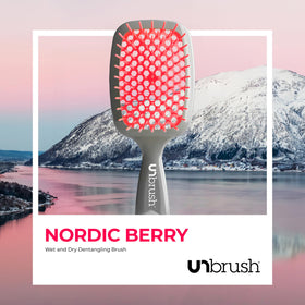 FHI Heat UNbrush in use on dry hair