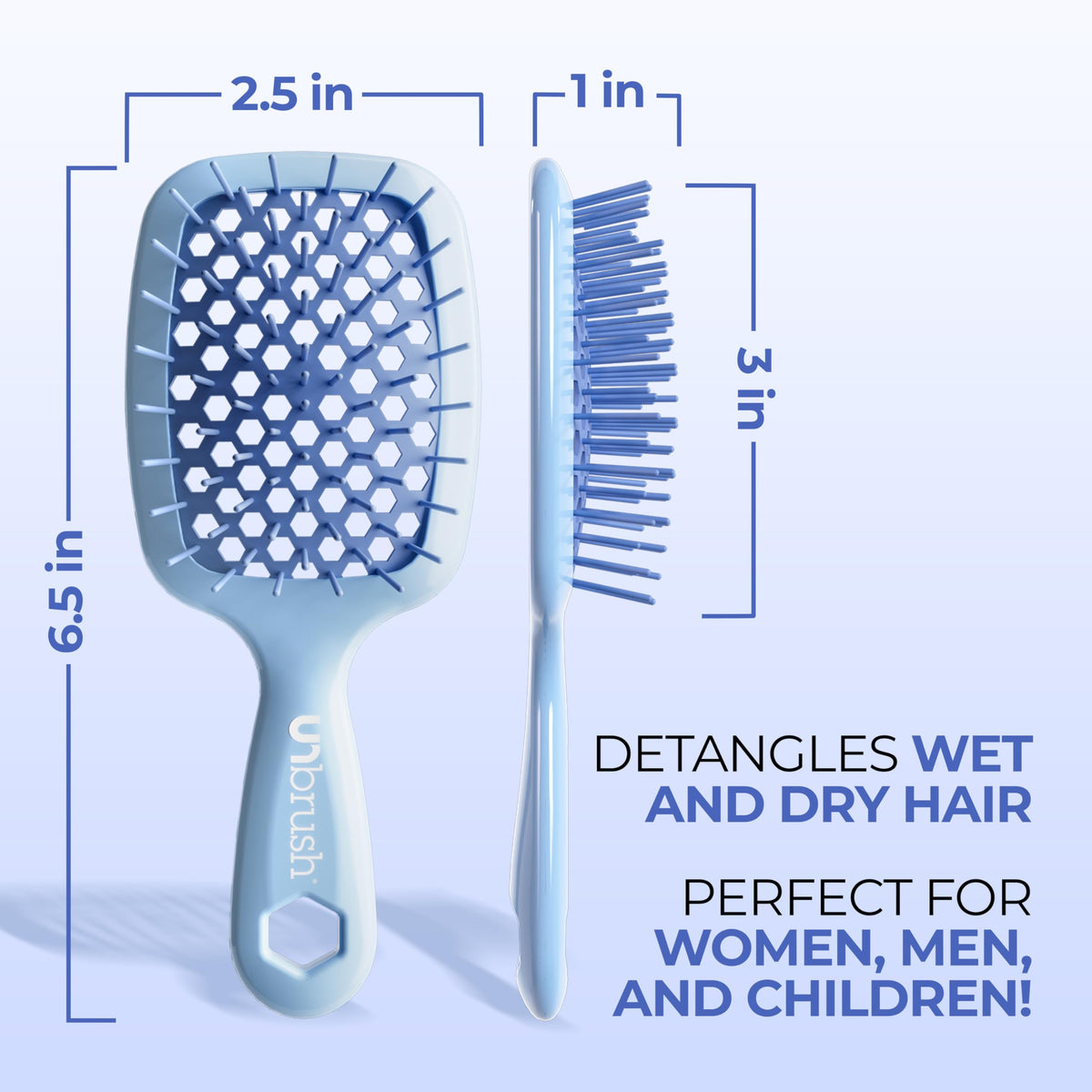 FHI Heat UNbrush Mini Brush on wet hair