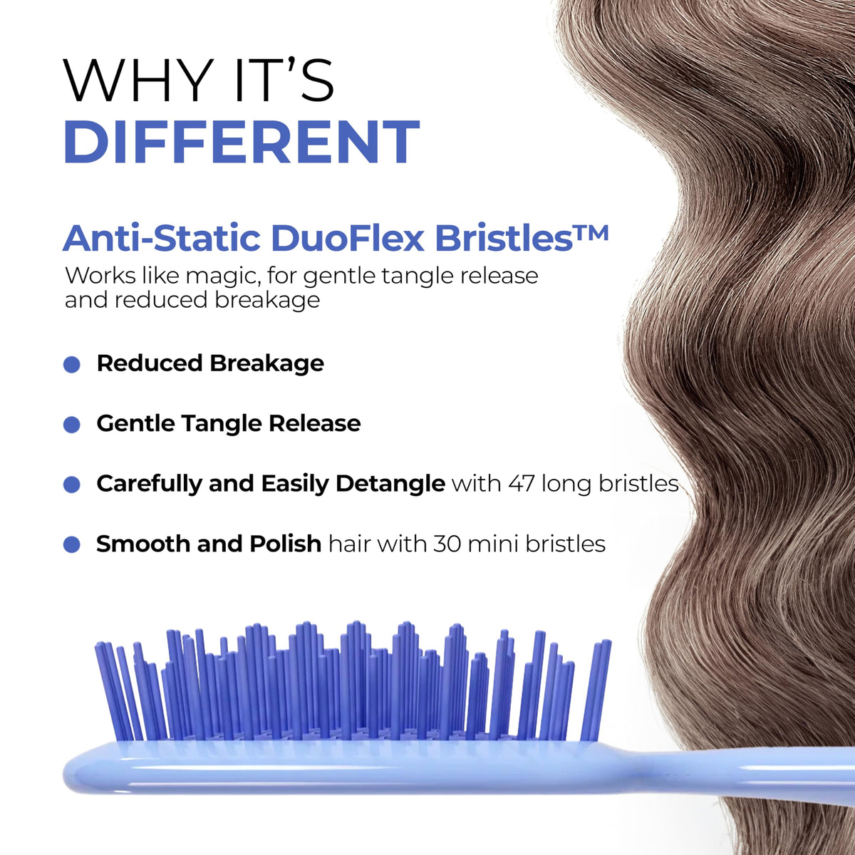 FHI Heat UNbrush Mini Brush with DuoFlex Anti-Static Bristles