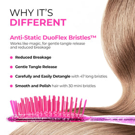 FHI Heat UNbrush Mini Detangling Brush back view