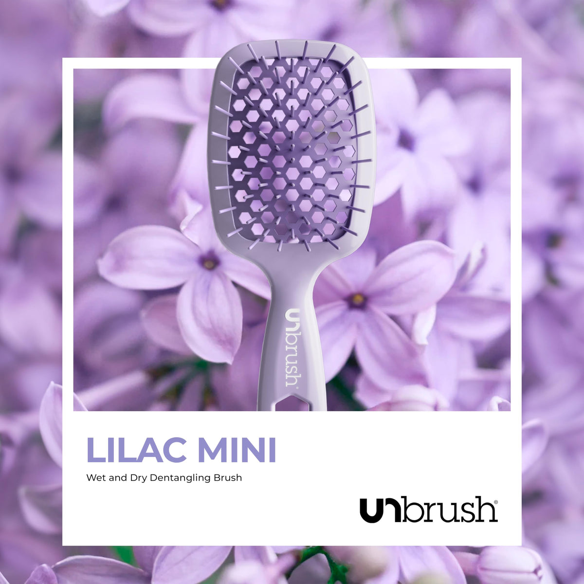 FHI Heat UNbrush Mini Detangling Brush in a travel bag