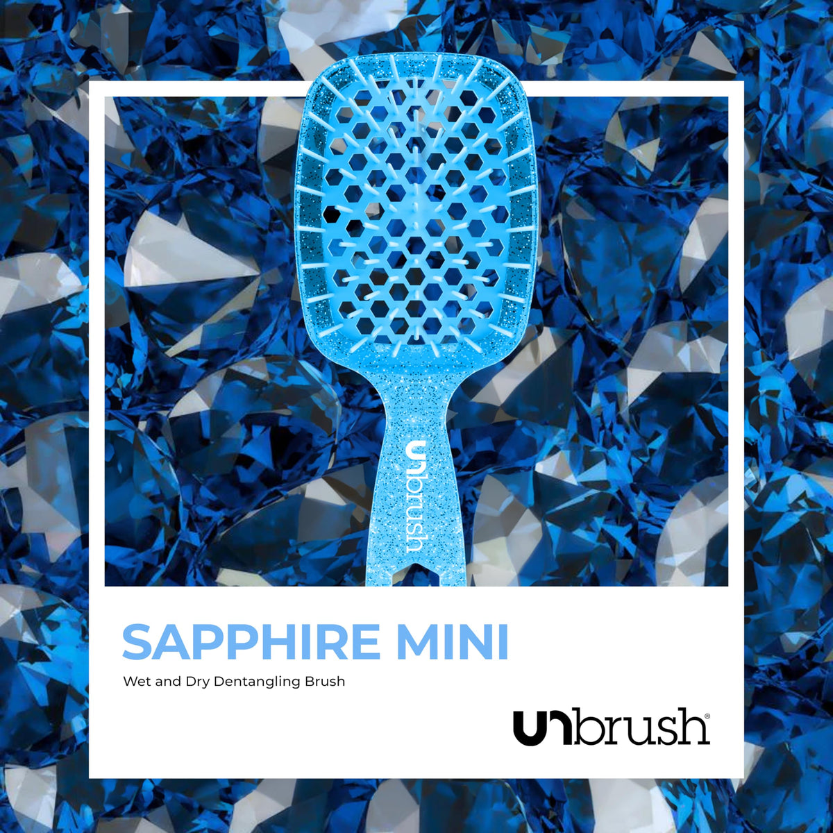 FHI Heat UNbrush Mini Detangling Brush with dry hair