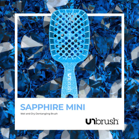 FHI Heat UNbrush Mini Detangling Brush with dry hair