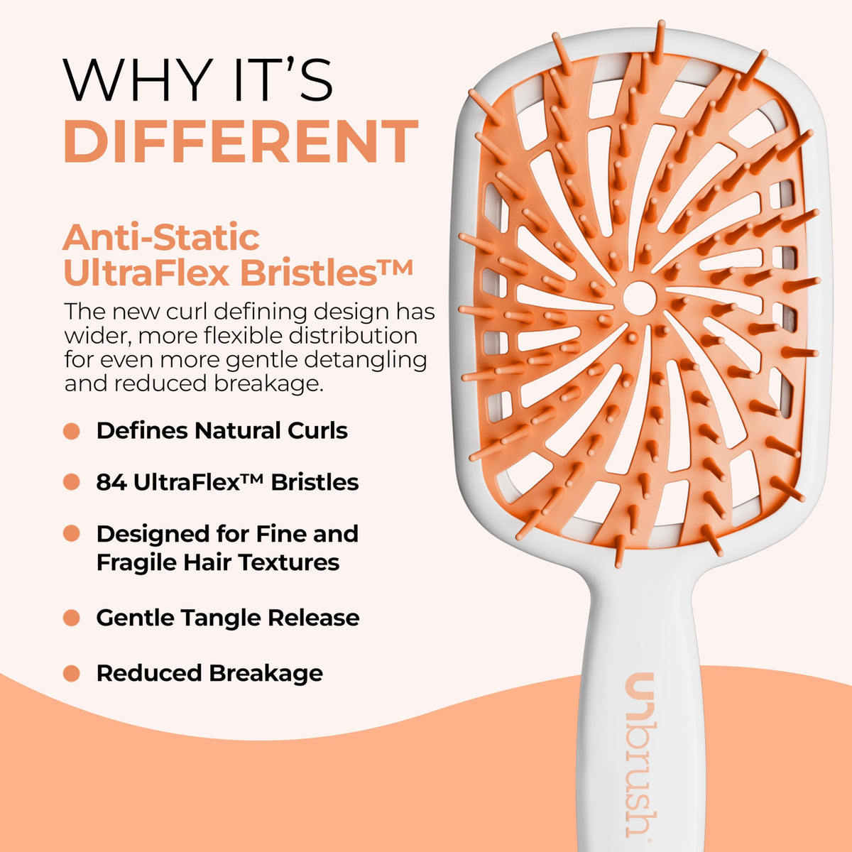 FHI Heat UNbrush Plus side view highlighting lightweight handle