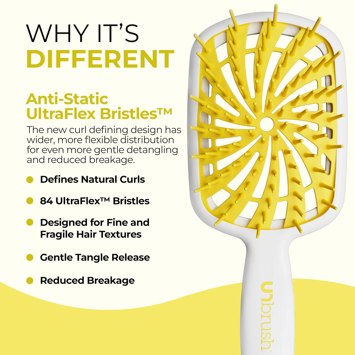 FHI Heat UNbrush Plus side view highlighting lightweight handle