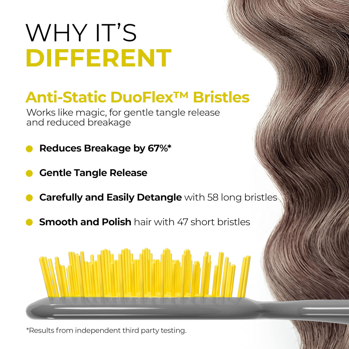 FHI Heat UNbrush side view showcasing lightweight handle