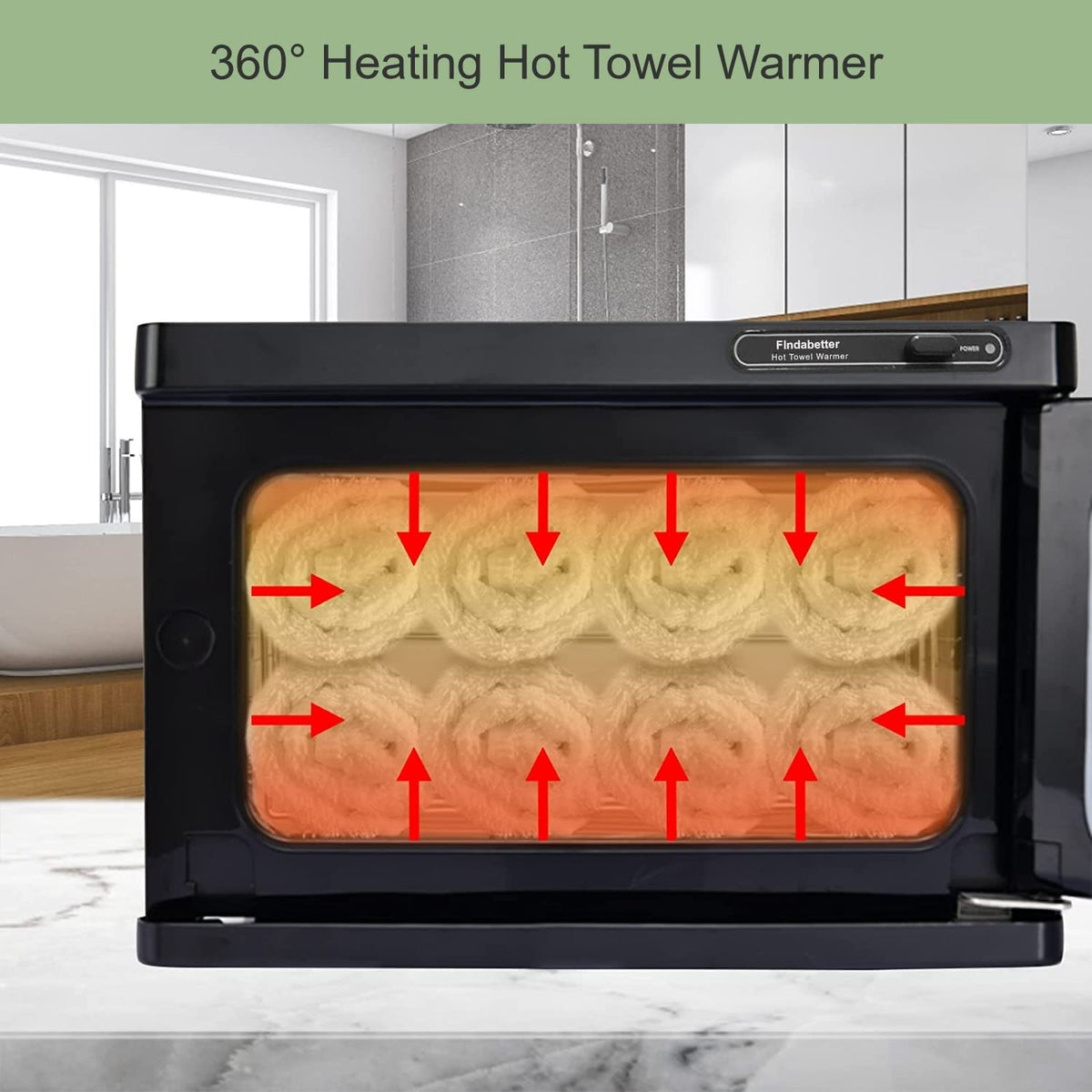 Findabetter Hot Towel Warmer 8L control panel
