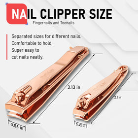 firiKer Nail Clippers large toenail clipper close-up