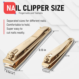 firiKer Nail Clippers large toenail clipper side view