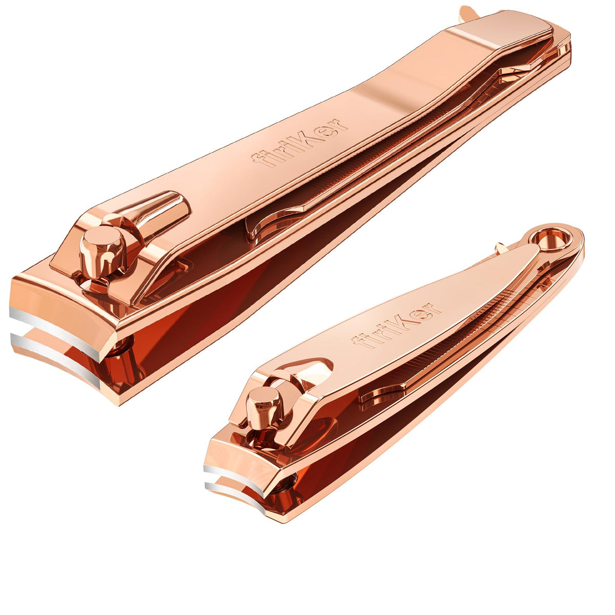 firiKer Nail Clippers Set front view with nail file