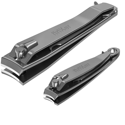 firiKer Nail Clippers Set grey model front view