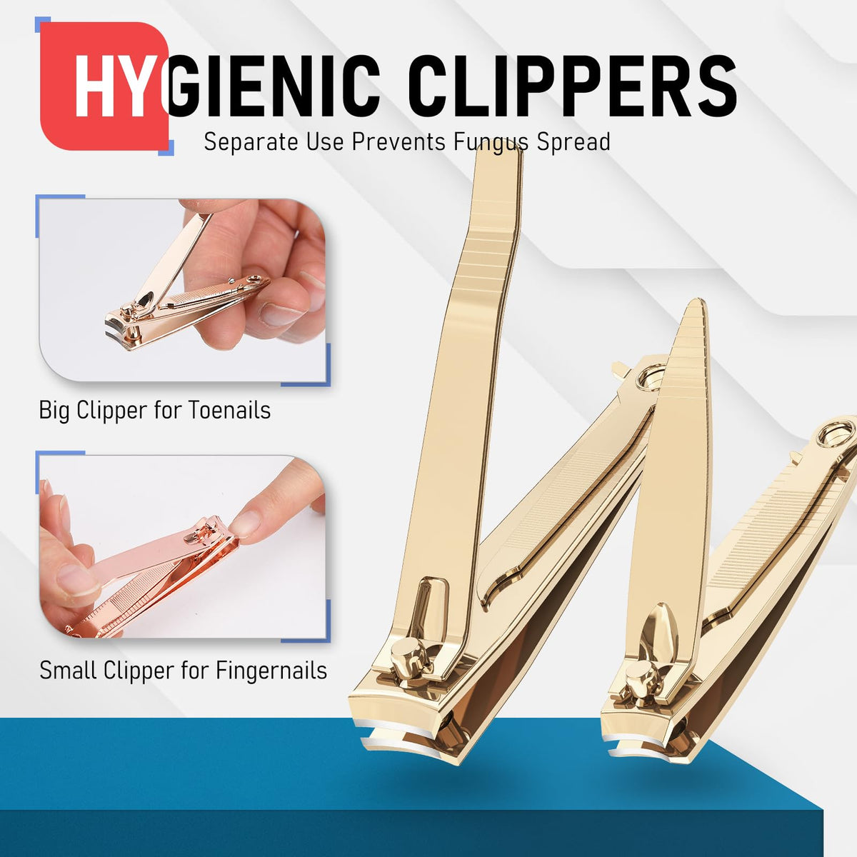 firiKer Nail Clippers set in a travel pouch