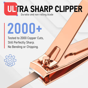 firiKer Nail Clippers set on a wooden surface