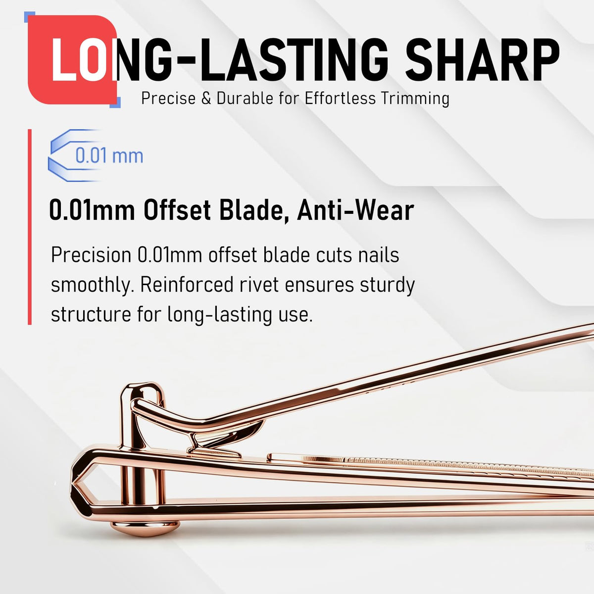 firiKer Nail Clippers small fingernail clipper side view