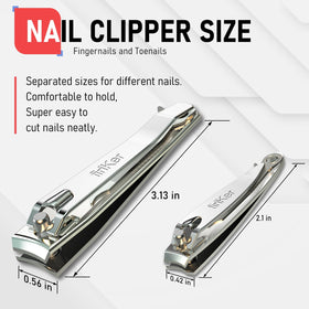 firiKer Nail Clippers stainless steel blades close-up