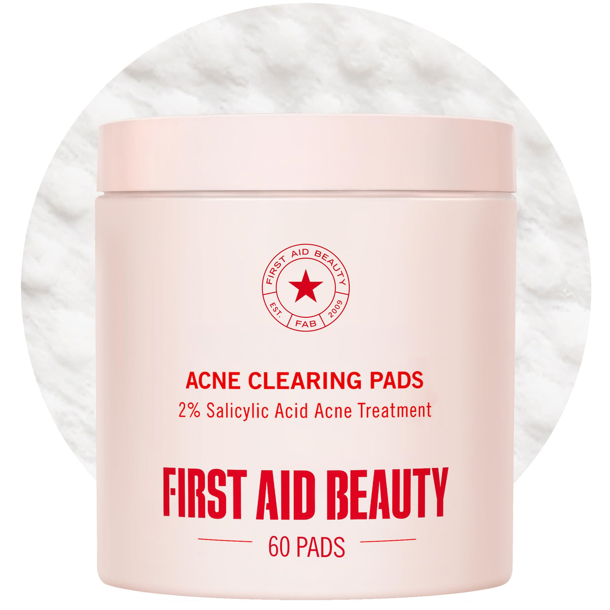 First Aid Beauty Acne Pads front view with packaging
