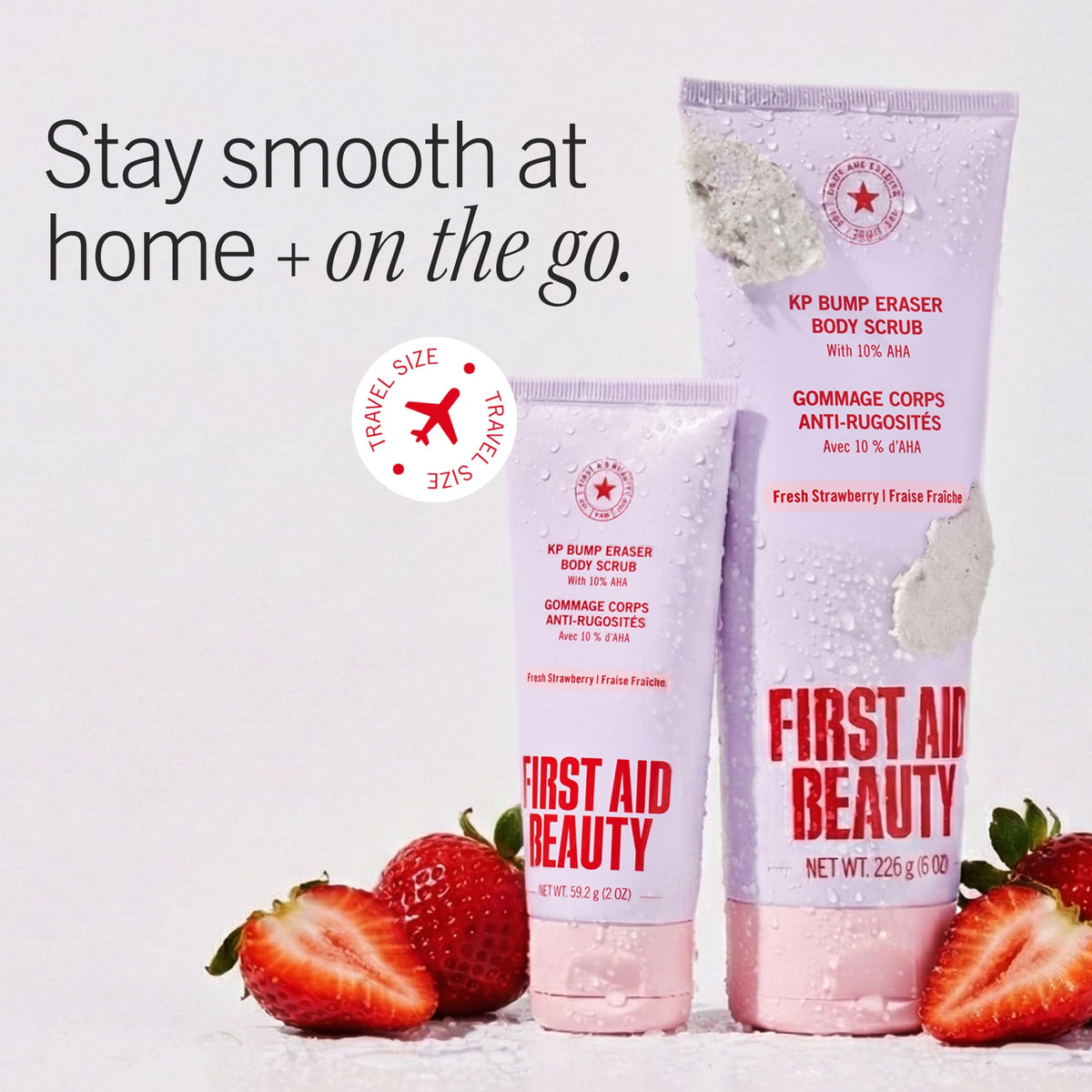 First Aid Beauty KP Bump Eraser Scrub 10% AHA 2 oz side view