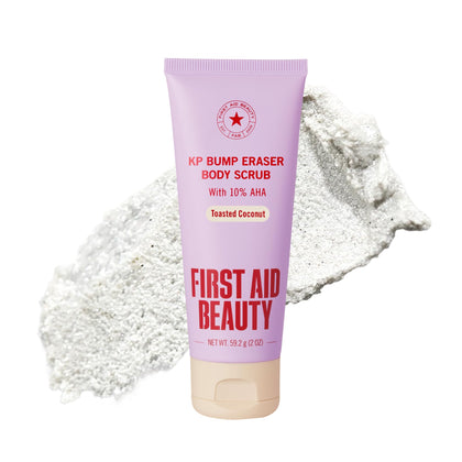 First Aid Beauty KP Bump Eraser Scrub front view with toasted coconut scent